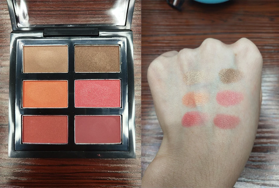 Красные и черные блестящие тени для макияжа Pallete матовые век Палитра мерцающие