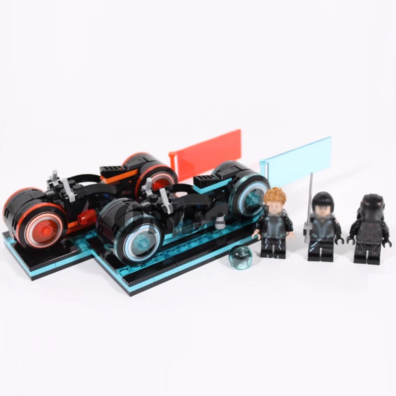 Совместимость 21314 legoinglys строительные блоки 10811 кирпичи Tron Maste Legacy светильник