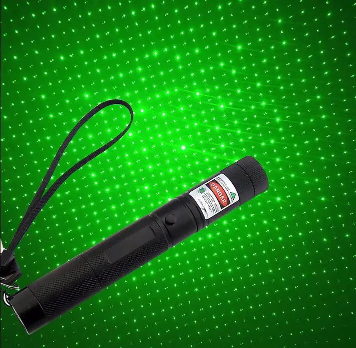 Лазерная 303 зеленая лазерная указка ручка военный Мощный 532 нм сжигание видимого