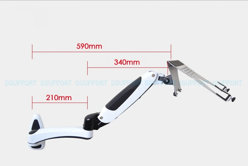 Настольная подставка из алюминиевого сплава для ноутбука 10 17 дюймов|gas spring