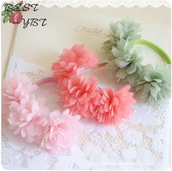 Тканевые Цветочные заколки для волос Детские аксессуары девочек детская