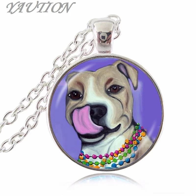 Питбуль Собака Цепочки и ожерелья американский Pitbull терьер Pet щенок спасения