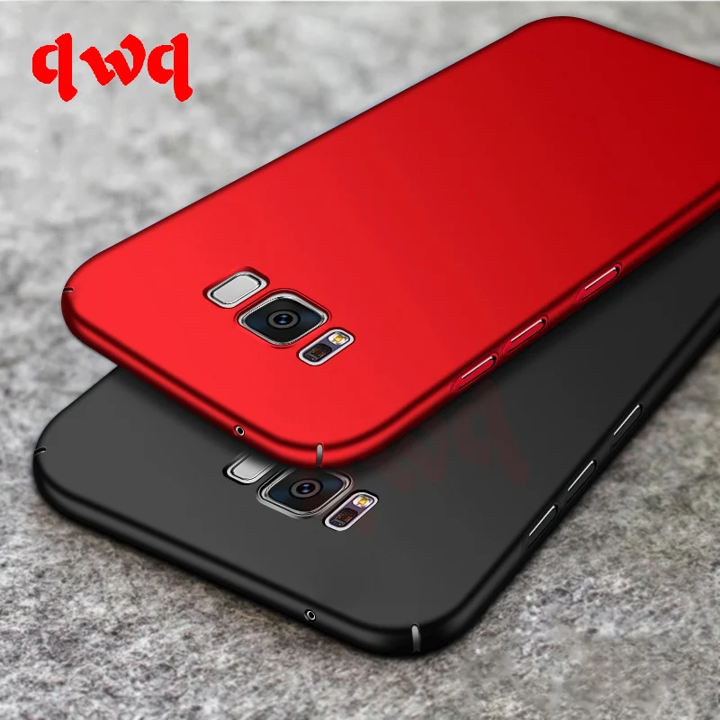 Роскошные Матовые чехлы для Samsung Galaxy A5 A7 2017 2016 Note 8 армированный жесткий защитный
