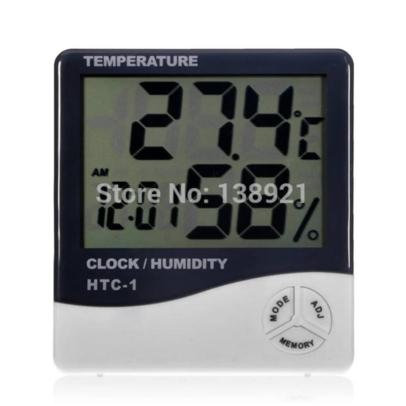 Метеостанция с часами высокоточный цифровой измеритель влажности ЖК дисплеем |