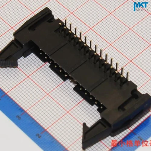 100 шт. 2 54 мм Шаг DC2 штекер IDC разъем ISP JTAG с крючком 20P 24P 26P | Обустройство дома