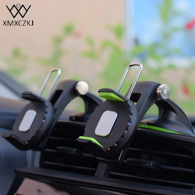 

XMXCZKJ Windshield Mount Holder Universal Car Phone Holder 360 Degree Rotation Suction Cup Car GPS Stand For Smartphone Holder