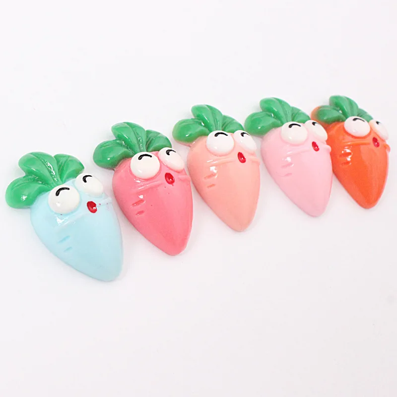 Цветные Морковные редиски магниты на холодильник стикер Смола магнитное