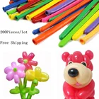 Высококачественные волшебные шары 200 шт.лот, длинные латексные шары, шары для моделирования Маленького принца, разные цвета