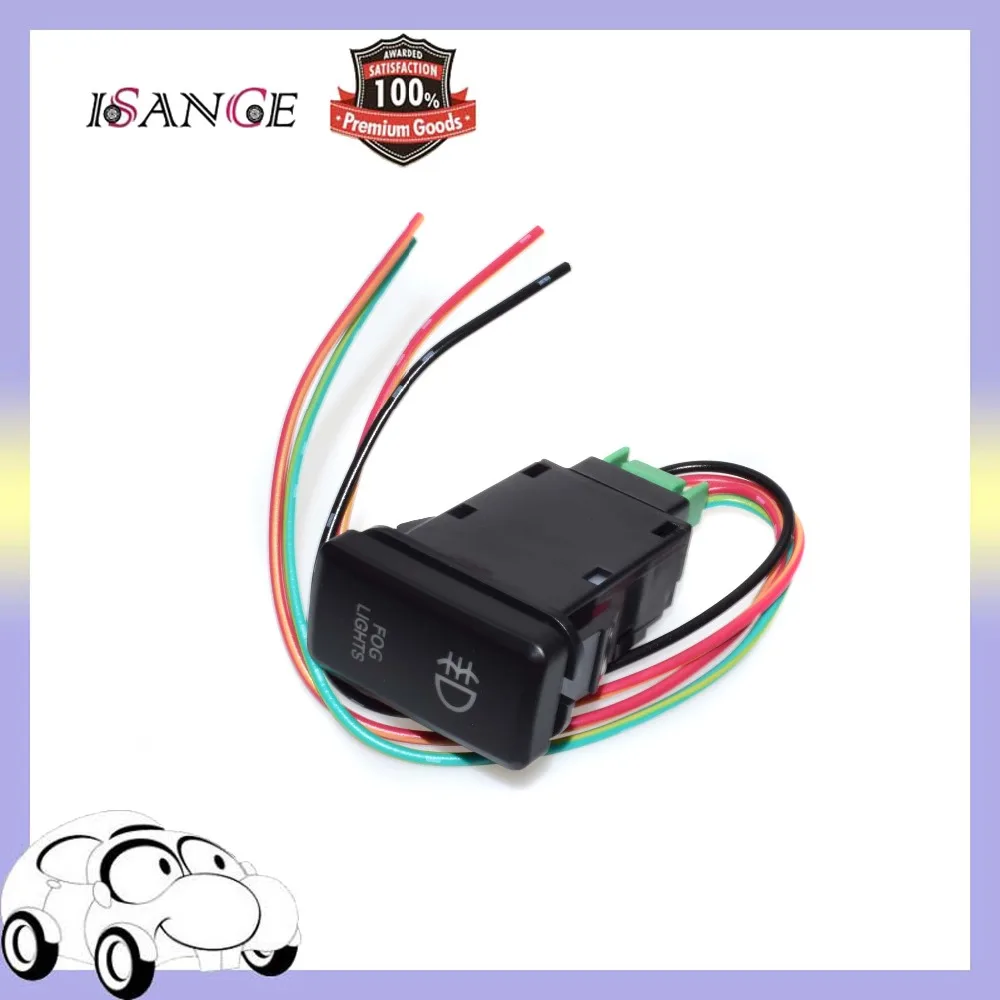 ISANCE противотуманный светильник кнопочный выключатель синий светодиодный с