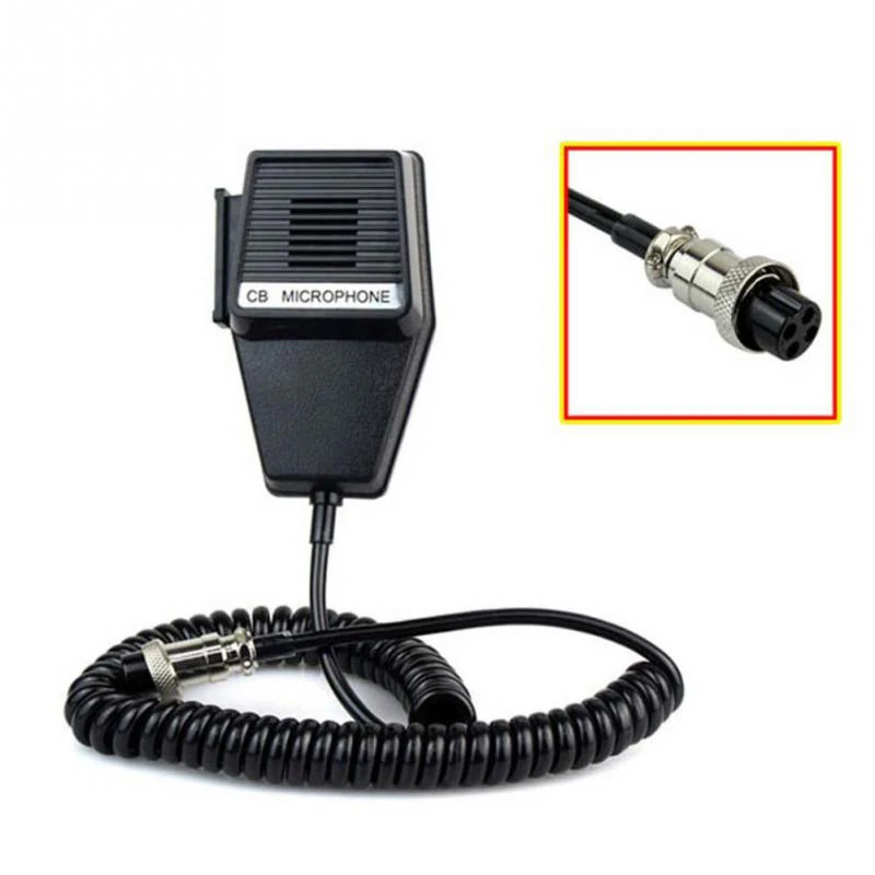 CM4 радио динамик CB Mic микрофон 4 Pin для Cobra/Uniden Автомобильная рация|Микрофоны| |