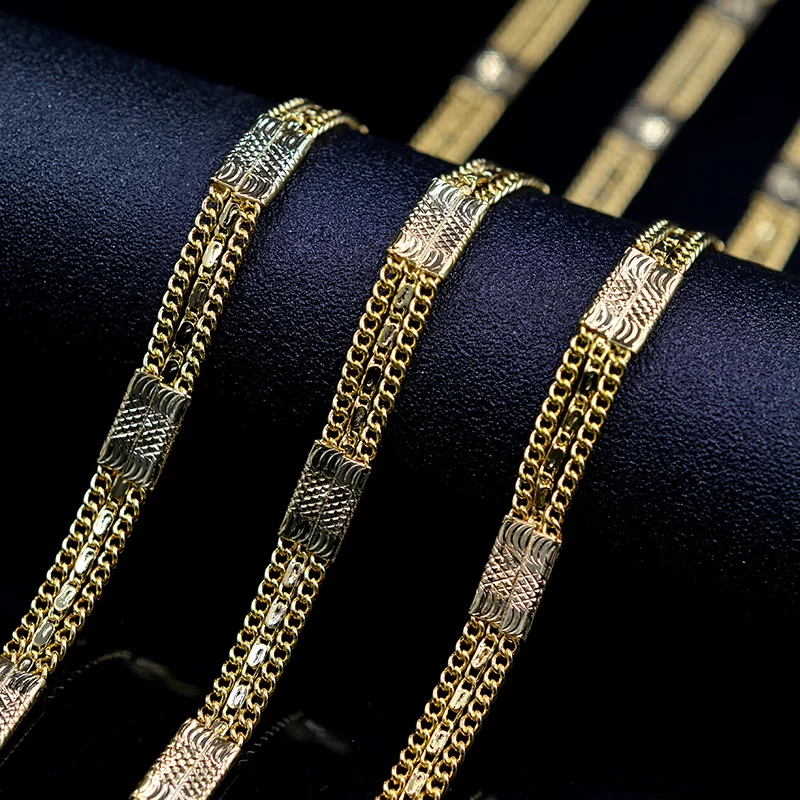 Ювелирные изделия Sunny Jewelry, ожерелье из звеньев цепи, чокер, массивное ожерелье для женщин, Дубай, высокое качество, квадрат, для подарка на вечеринку