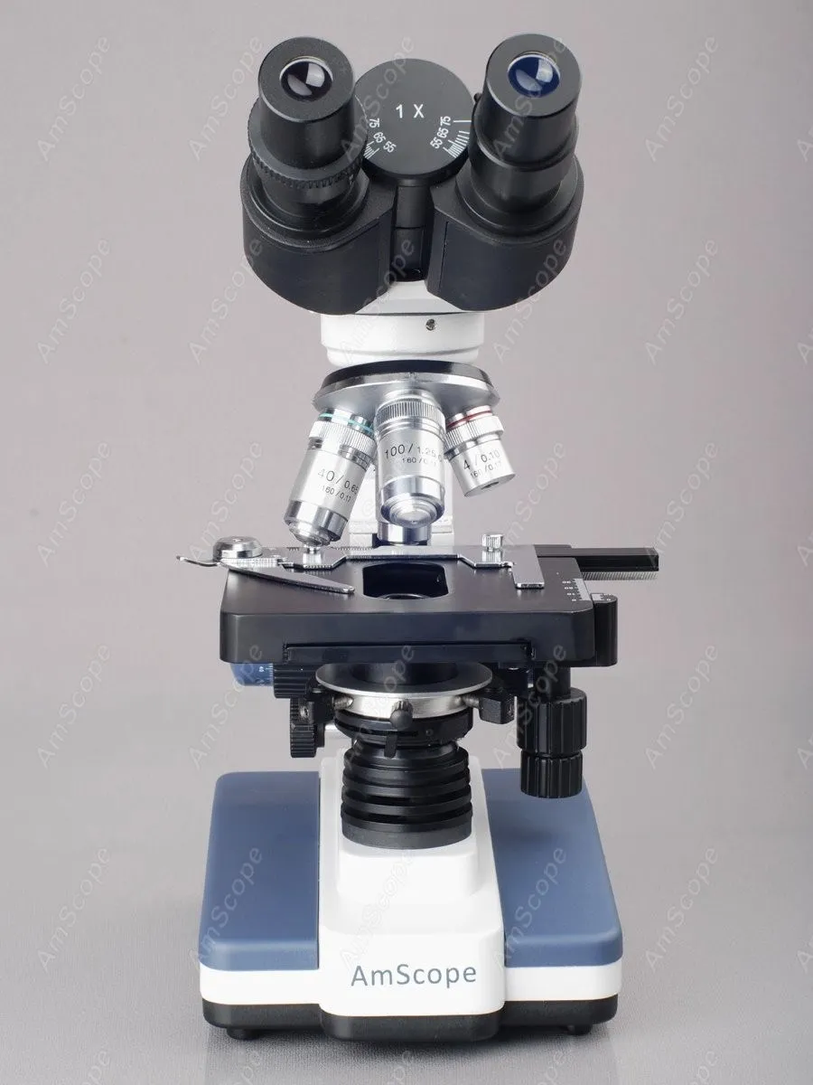 Цифровой микроскоп-AmScope 40X-2000X светодиодный бинокулярный цифровой микроскоп с 3D