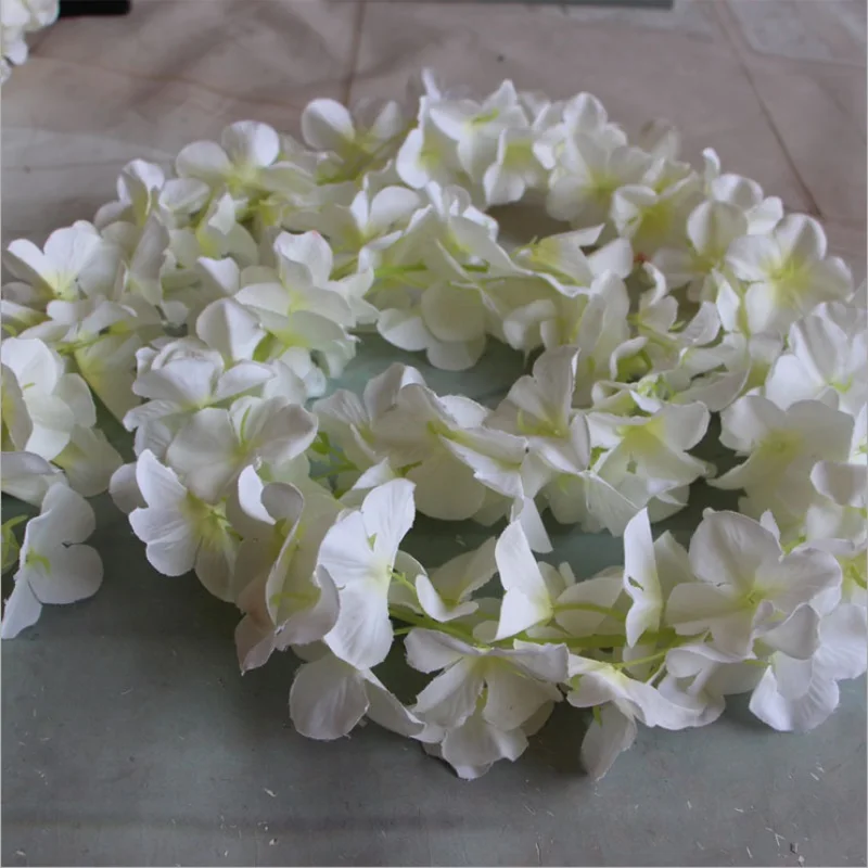 1PCS Artificial Hydrangea Wisteria Flower For DIY Simulation Wedding Arch Rattan Wall Hanging Home Party Decoration Fake flower images - 6