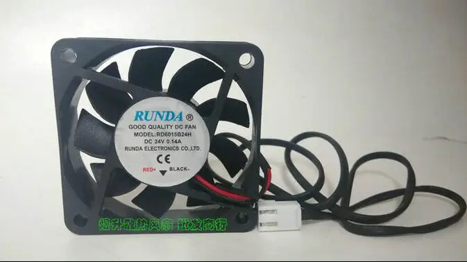 6015 RD6015B24H DC24V 0.14A 60*60*15 мм 2 линейный инверторный охлаждающий вентилятор|cooling fan|fan 2fan