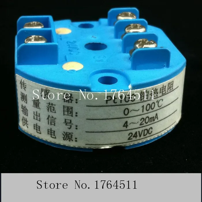 [BELLA] SBWZ2460 Pt100 temperature transmitter module anti-jamming 4 ~ 20ma 0 100 --3pcs/lot | Электронные компоненты и