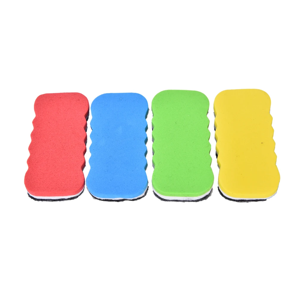 4PCS Dry Wipe Marker Cleaner Whiteboard Blackboard Drawing Draft Eraser Office School Supplies | Канцтовары для офиса и дома