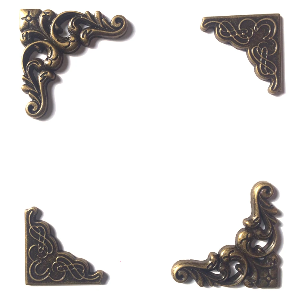 

(20pcs/lot) Sets of Antique bronze Metal frame corner metal embellishments for scrapbooking