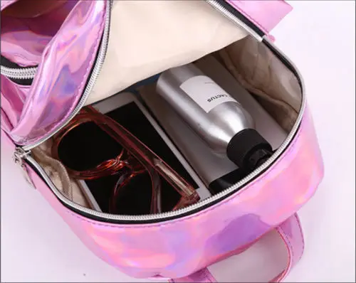 Модный простой рюкзак из искусственной кожи для улицы походов путешествий