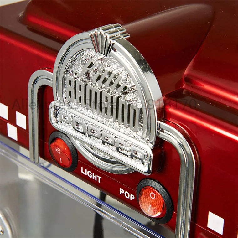 

Popcorn Machine Electric Antique popcorn maker non-stick Pot with self-warming bulb 2oz 220v 3 Minutes batch