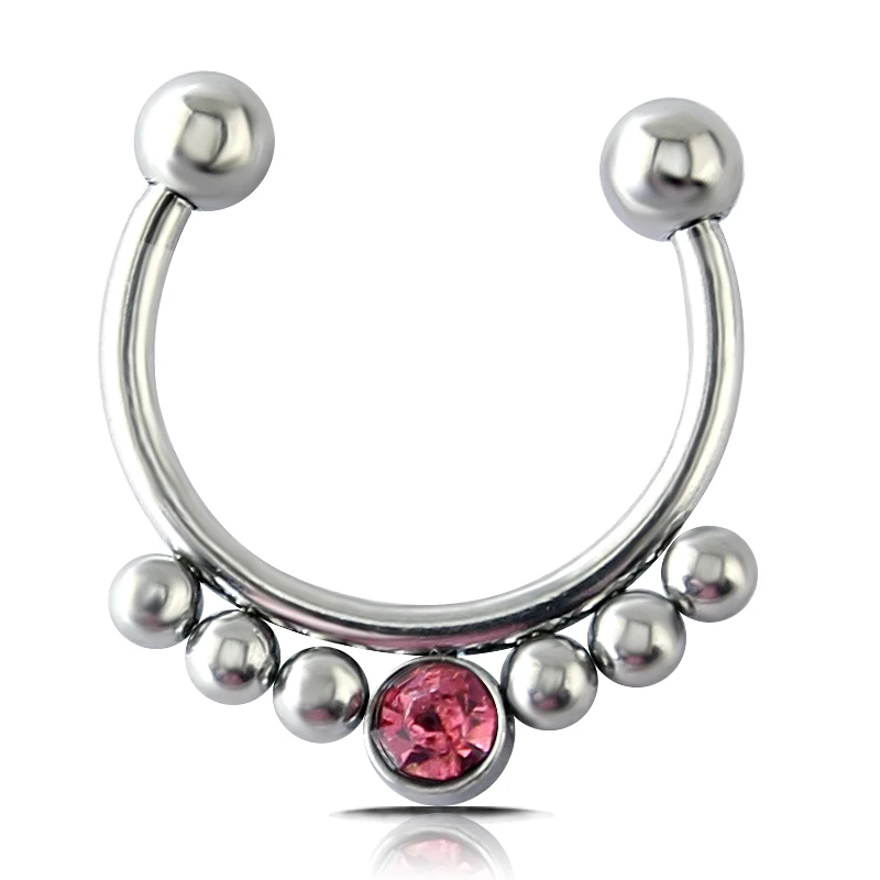 1.2*10*3/3mm Ring In The Nose Piercing Colourful Crystal Rings Hot Product Body Jewelry | Украшения и аксессуары