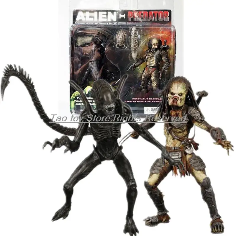 Новый набор из 2 упаковок AVP Alien VS. Эксклюзивный фигурка хищника NECA | Игрушки и