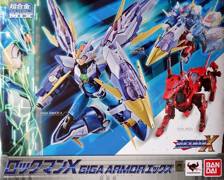 PrettyAngel-Подлинная фигурка Bandai Tamashii нация Chogokin Mega Man X GIGA ARMOR X ROCKMAN