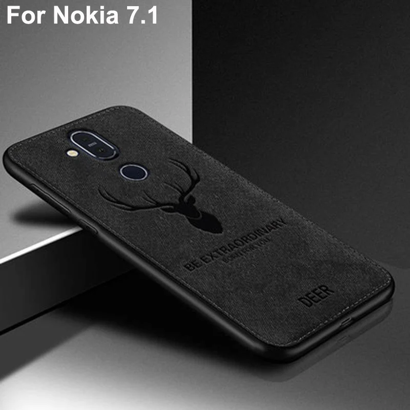 Роскошный чехол из закаленного стекла для Nokia 7 1 мягкая силиконовая рамка жесткая