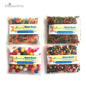 4 стиля в форме жемчуга кристалл почвы грязь гидрогель растущий блеск Orbiz Водяные Шарики, водяные бусины набор домашний декор