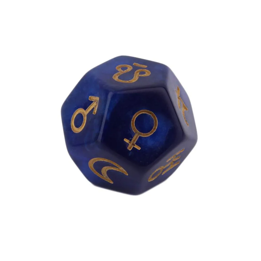 Hot! 3 pcs 9 Polyhedral Dice Astrological Creative Set Multi-Faceted Acrylic for EZ Constellation Games New Sale | Игрушки и хобби