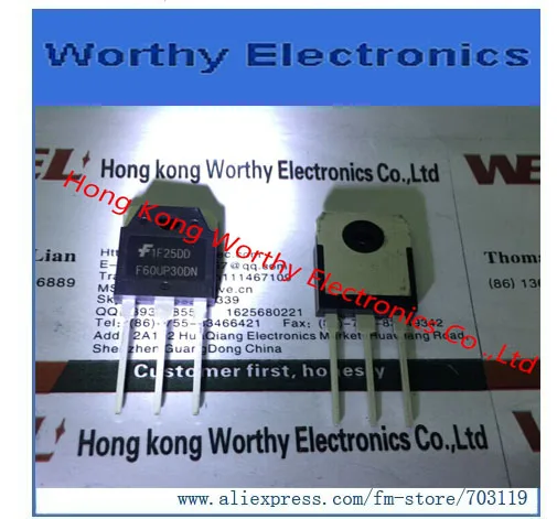 

Free shipping 10PCS/LOT TO-3P FF60UP30DN