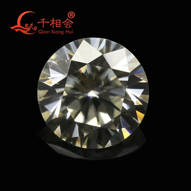 3mm to 12mm yellowish color white moissanite Round Brilliant cut loose stone | Украшения и аксессуары