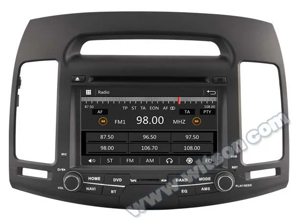 7 &quotемкостный сенсорный экран специальный автомобильный DVD для Hyundai Elantra 2007 2008 2009