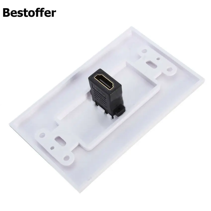 1-Port HDMI настенная Лицевая панель удлинитель 3D 1080P Белый | Электроника