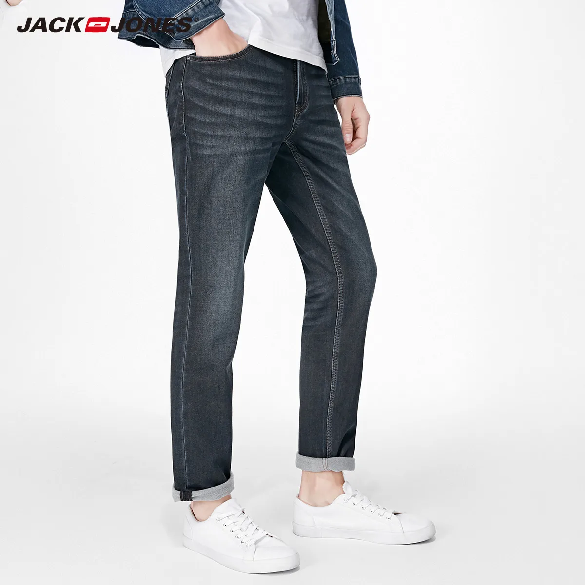 Jack Jones брендовые новые модные повседневные эластичные джинсы для мужчин |