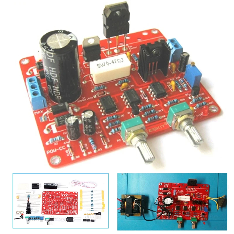 Блок питания DIY Kit AC-DC Регулируемый DC Регулируемый источник питания CVCC AC 15-24 В к DC 0-30 в 2mA-3A Регулируемый блок питания
