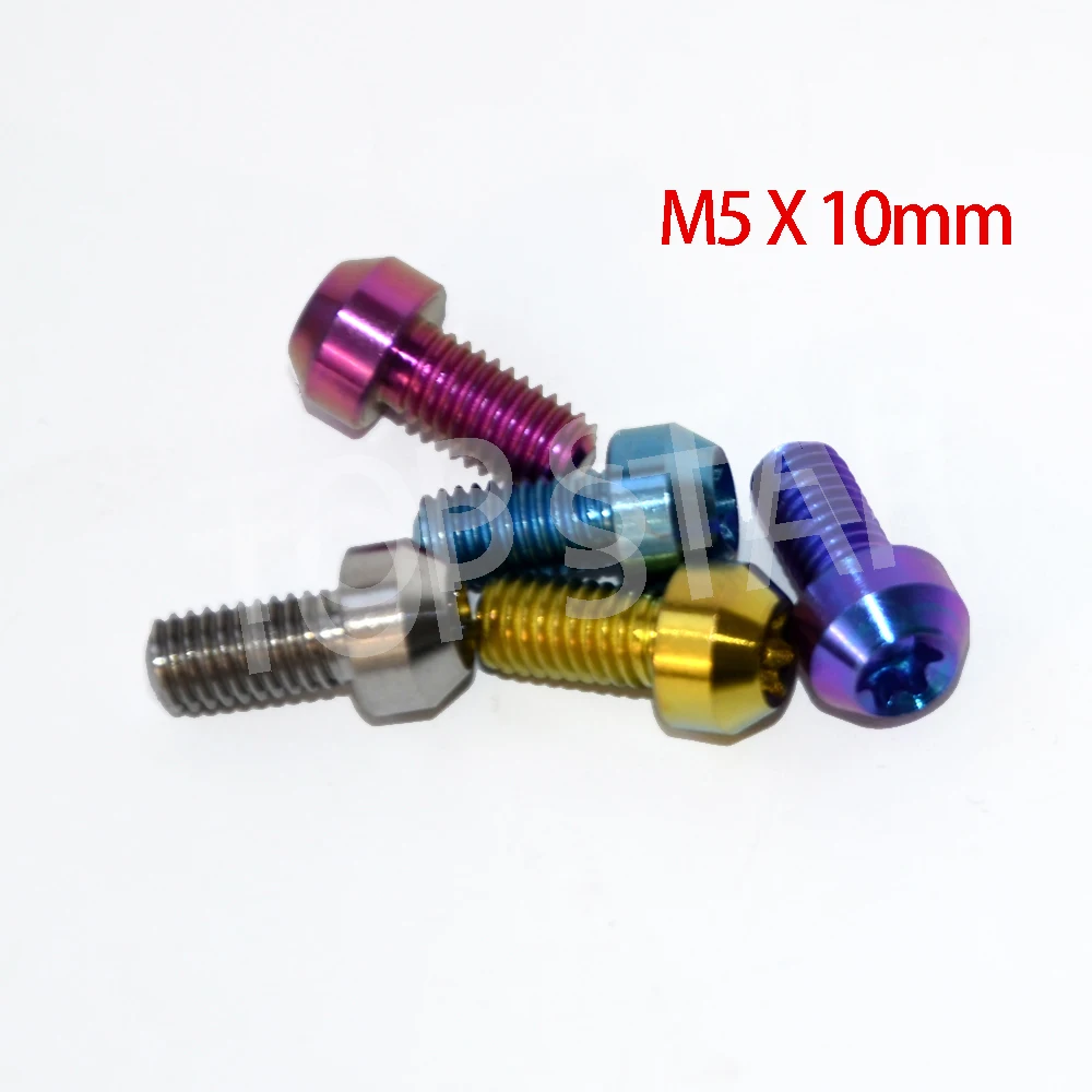 DIY M5 x 18 мм Ti титановый дорожный болт горный велосипед мотоцикл сверхлегкий вынос руля винт 20 шт