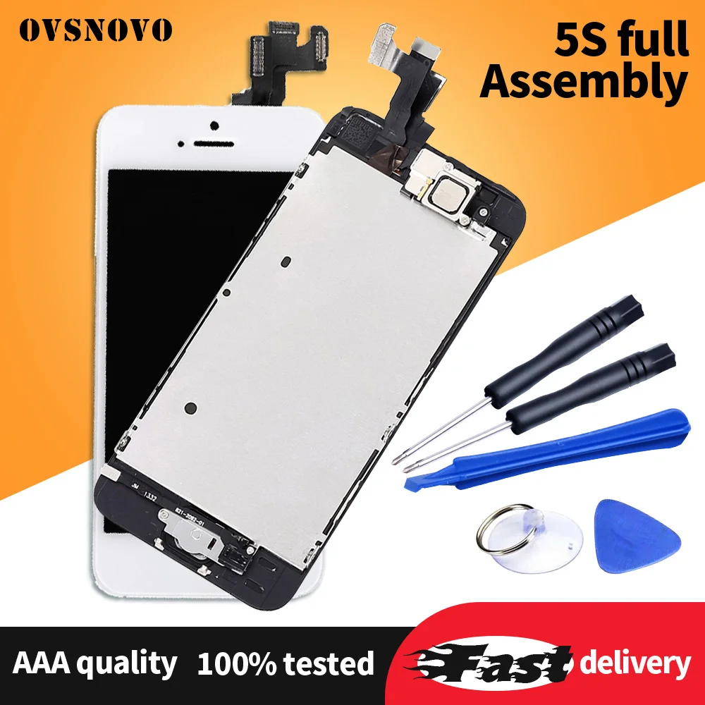 Полный комплект экрана для iPhone 5 ЖК дисплей 5s 6 plus сменный сенсорный экран в сборе