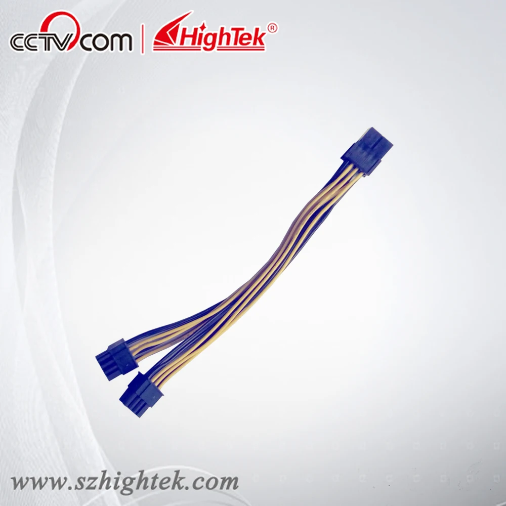 Pci e PCIe PCI Express 8pin женский двойной 2 Порты и разъёмы (6 + 2Pin) мужской адаптер