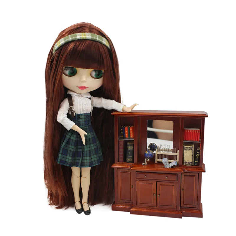 

ICY DBS Blyth doll with Red Brown hair JOINT body white skin 1/6 BJD ob24 anime girl
