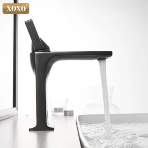 Смеситель для раковины XOXO в Королевском Стиле, хромированный и черный, с холодным нагревом, тонущий смеситель для раковины, смеситель для раковины, смеситель, латунные смесители 20075