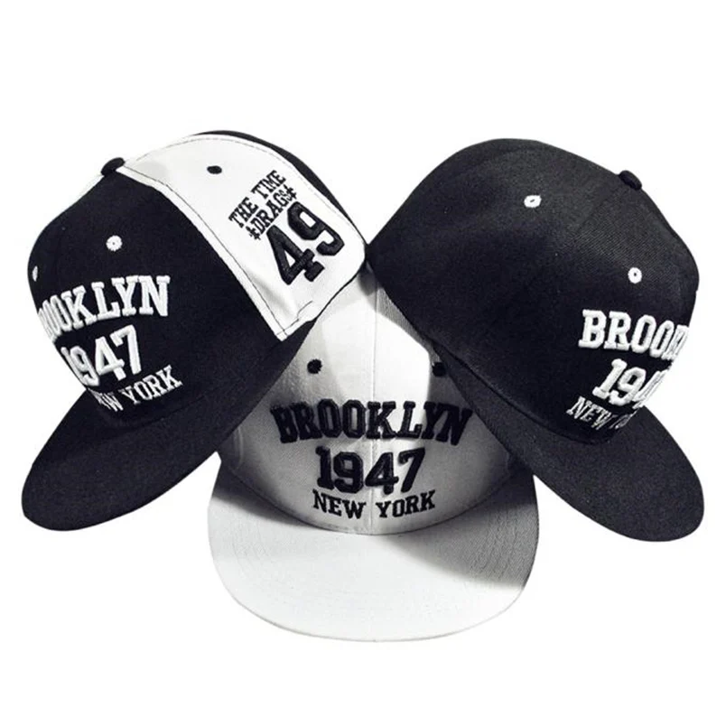 Бейсболки Женская Мужская модная вышивка Snapback Регулируемая Летняя Повседневная