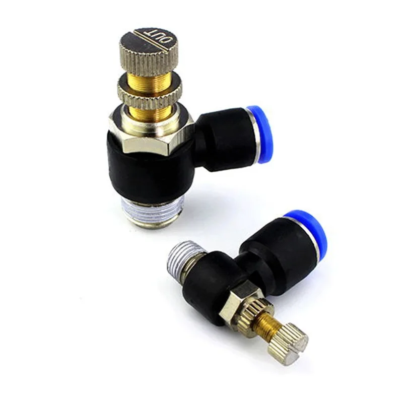 10 шт. SL4 6 8 12 мм быстрое соединение пневматический Фиттинг M5 01 02 03(M5 &quot1/8&quot 1/4