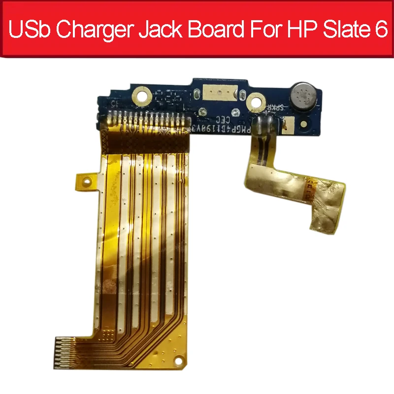 USB разъем для зарядного устройства HP Slate 6 Usb зарядки док порт гибкий кабель плата