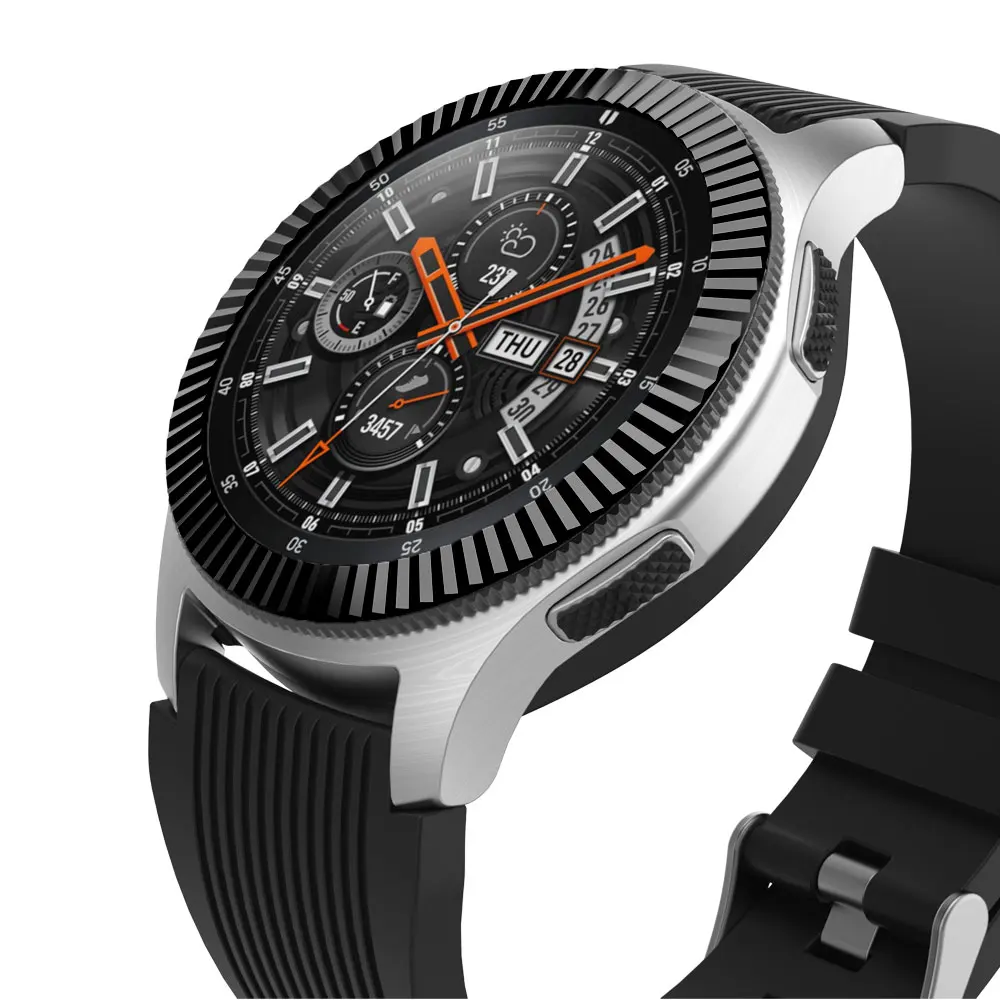 Металлический ободок для samsung Galaxy Watch 46 мм/42 мм чехол gear S3 Frontier/классическая