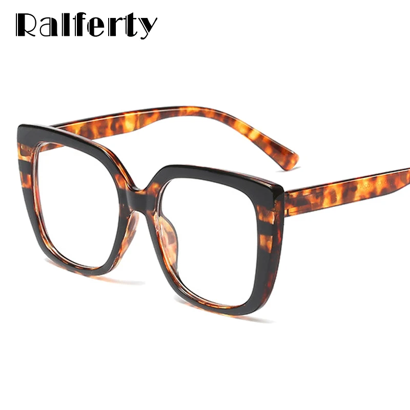 Ralferty 2019 Ретро леопардовая оправа для очков женские очки глаз весенние дужки