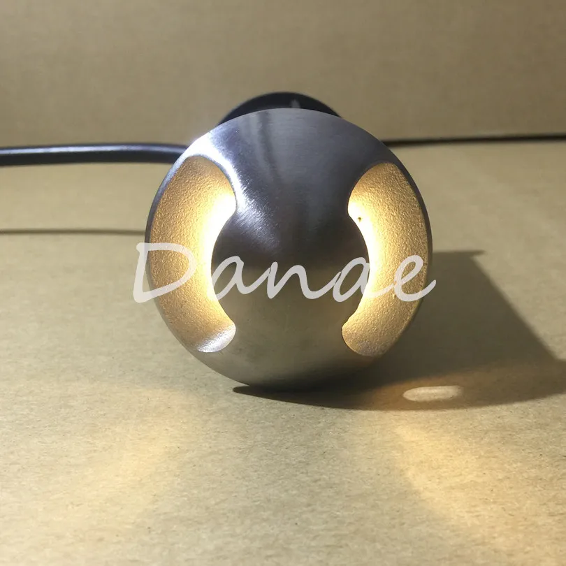 Мини 3 Вт LED подземный свет Утопленный напольный Заземленный двор дорожка