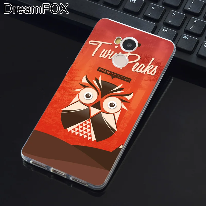 DREAMFOX K250 Twin Peaks Style Soft TPU Silicone Case Cover For Xiaomi Redmi Note 3 4 5 Plus 3S 4A 4X 5A Pro Global |