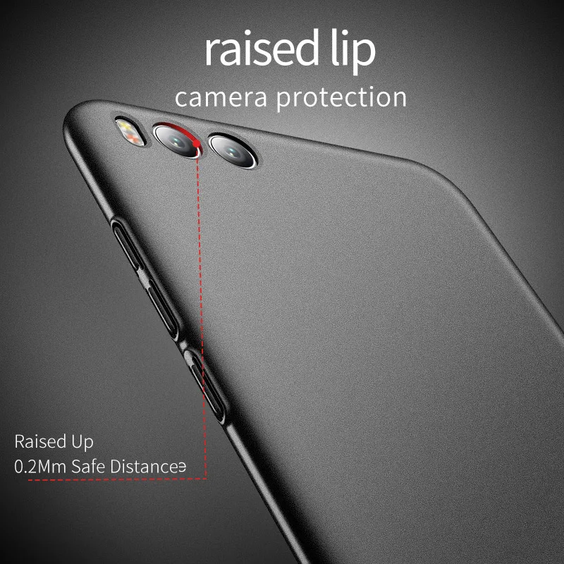 Msvii для сяо Mi Note 3 чехол ультра тонкий полная защита PC матовое трудно защитный