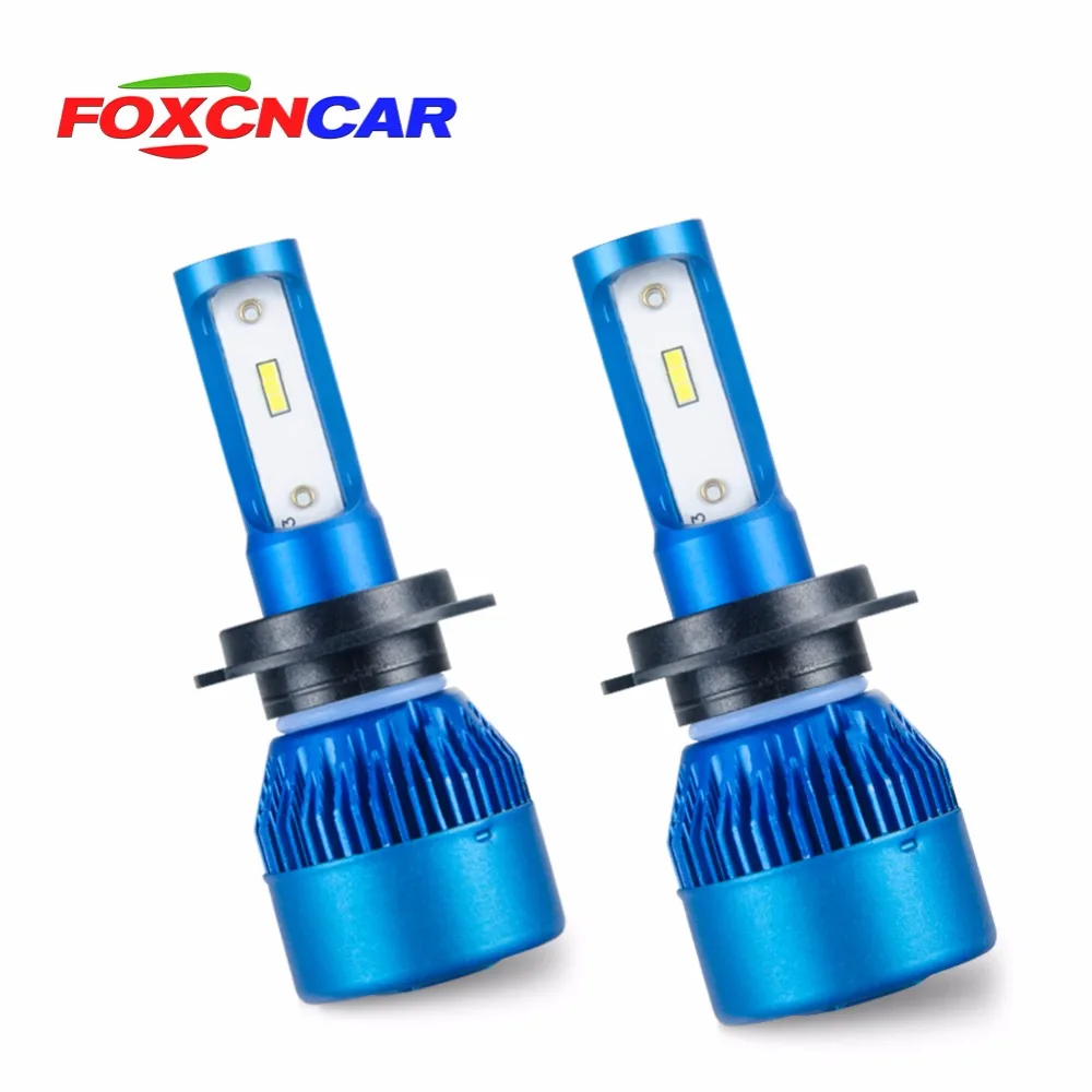 Светодиодная головсветильник лампа FOXCNCAR H4 h7 led h1 s автомобисветильник hb4 h11