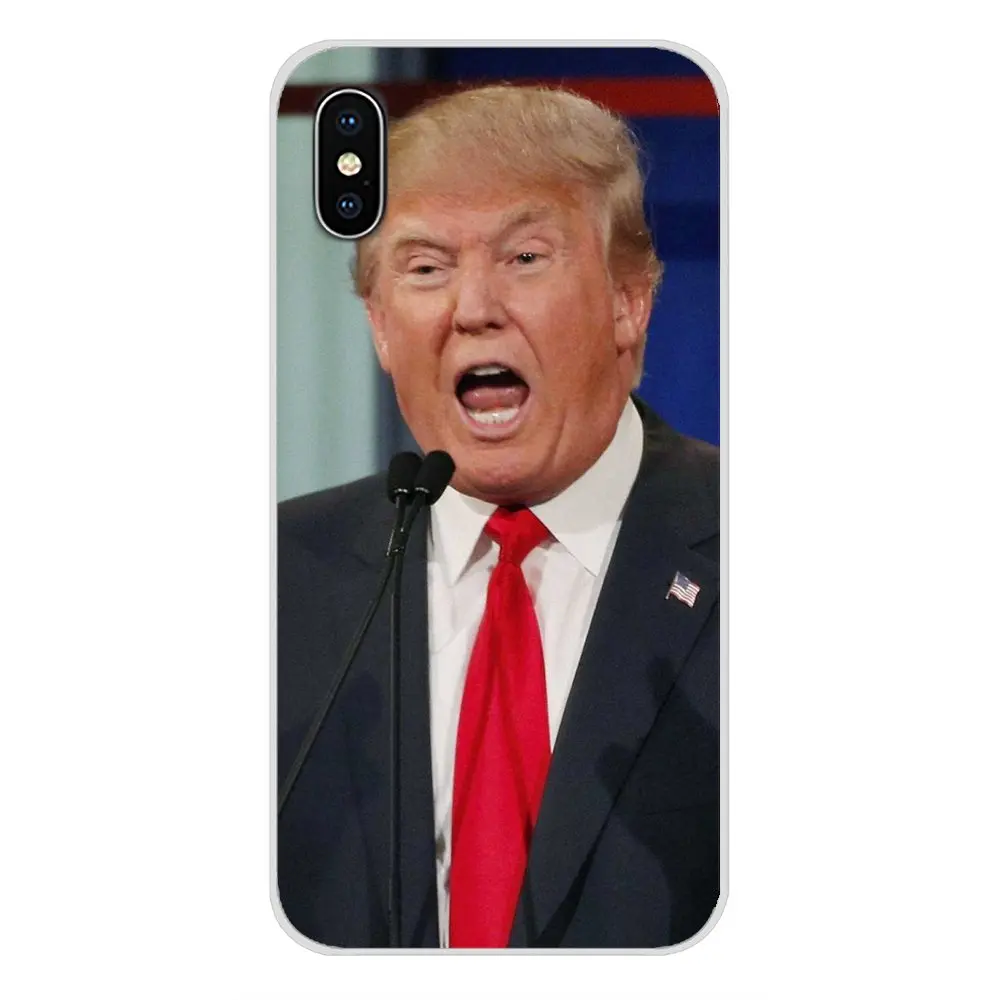 Аксессуары чехлы для телефонов Дональд Трамп тупое лицо Samsung Galaxy J1 J2 J3 J4 J5 J6 J7 J8 Plus